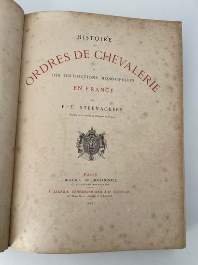 null Deux ouvrages :
- «Les ordres français, les ordres coloniaux, médailles commémoratives,...