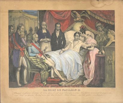Gravure «La mort de Napoléon II» Gravure...