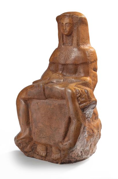ANTONIUCCI VOLTI (1915-1989) Descent from the cross
Terracotta sculpture
Signed Volti
H...