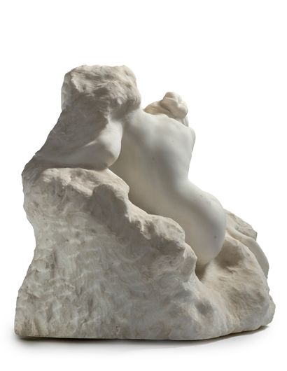 Leo LAPORTE BLAIRSY (1867-1923) Métamorphose
Sculpture en marbre blanc de Carrare
Signée...
