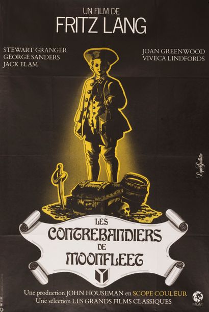 null Les Contrebandier de Moonfleet. Fritz Lang. 1960. Lynch Guillotin. 117 x 77cm....
