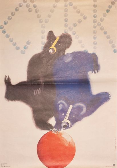 null KRZYSZTOFORSKI Andrzej. Cyrk. 1979. Affiche offset. Poster n°83. Printed in...