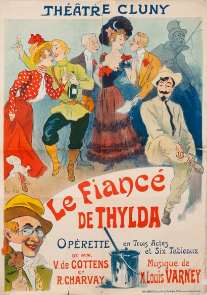 null PEAN René. Théâtre Cluny. Le fiancé de Thylda. Opérette en 3 actes et 6 tableaux....