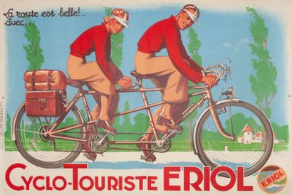 null LE MONNIER Henry. La route est belle ! .. Avec ... Cyclo-Touriste ERIOL, 1938.2...