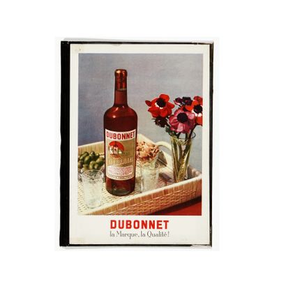 null ANONYMOUS. Dubonnet, the brand, the quality. Advertising panel on cardboard....