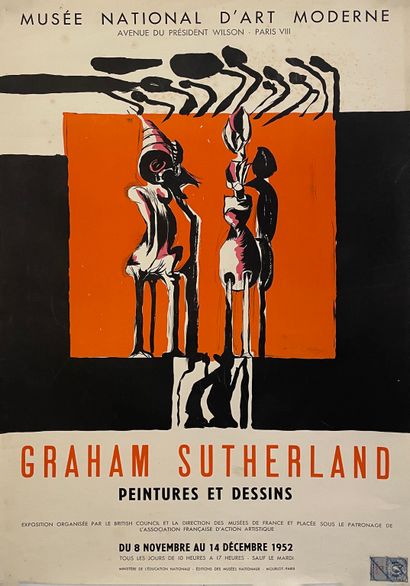 null SUTHERLAND Graham. Peintures et dessins Musée National d'Art Moderne, du 8 novembre...