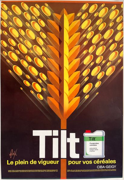null FORE. 9 Affiches sur le thème de l'agriculture. 8 affiches années 80 et 1 affiche...