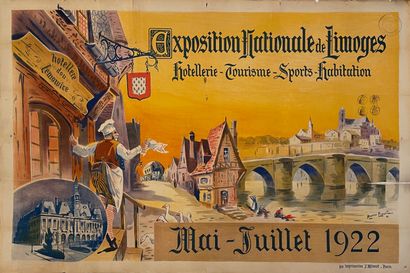 null PROUST Maurice. Exposition Nationale de Limoges. Hôtellerie - Tourisme - Sports...