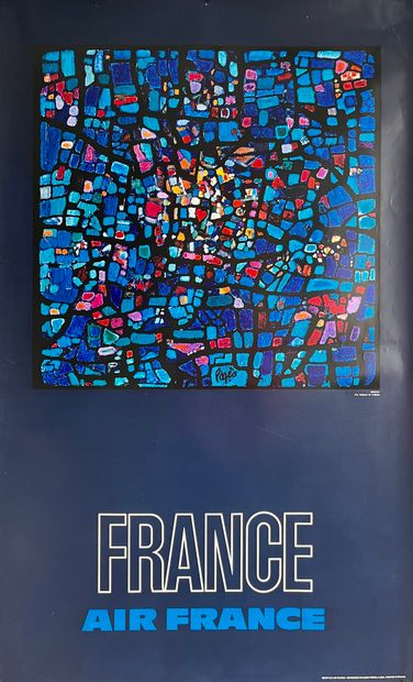 null AIR France. Raymond PAGES. 3 affiches :  - URSS. Air France. Sélection Prix...