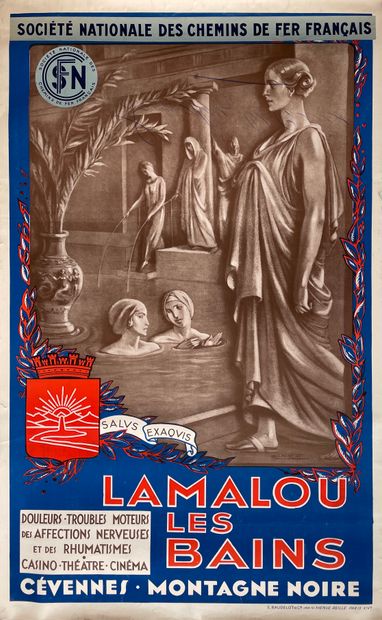 null LAFNET Luc. Société Nationale des Chemins de Fer Français. Lamalou Les Bains....