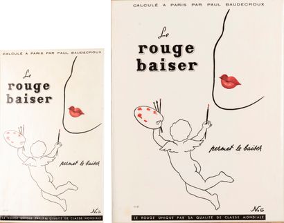 null NeG (?). The Red Kiss allows the kiss. Designed in Paris by Paul Baudecroux....