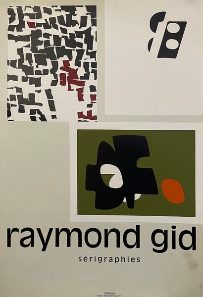 null GID Raymond. Sérigraphies. Affiche en sérigraphie. Trapinex, Saulx-les-Chartreux....