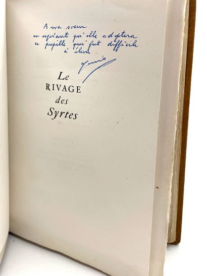 Julien GRACQ / Louis POIRIER The shore of Syrtes. José Corti Paris 1951. E.O. One...