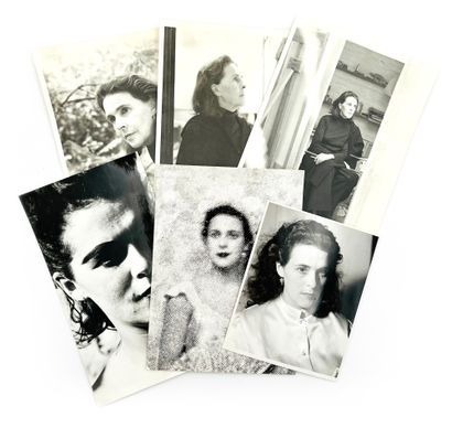 Leonora CARRINGTON Ensemble de 6 portraits photographiques en N&B de Leonora Carrington.... Gazette Drouot