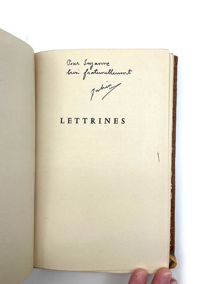 Julien GRACQ / Louis POIRIER Lettrines. José Corti Paris 1967. E.O. L'un des 17 ex....