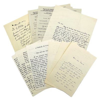 Divers auteurs 43 lettres adressées à Henri Parisot + 1 poème.
Jacques AUDIBERTI,...
