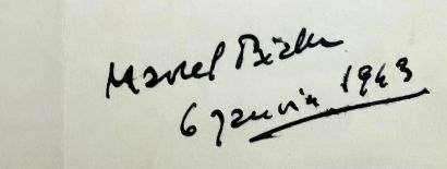 MARCEL BÉALU 40 autograph letters signed to Henri Parisot. 54 pp. in-4 and in-8....