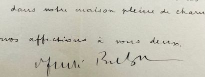 ANDRÉ BRETON 15 autograph letters signed to Henri Parisot. 18 pp. in-4 and in-8....