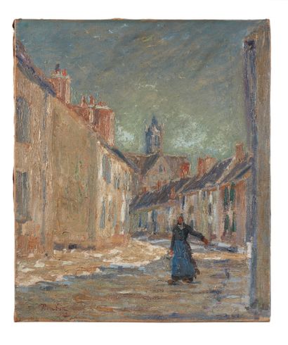 Francis PICABIA (1879-1953) 繁忙的街道，1903年
布面油画，右下方有签名和日期 54.5 x 46 cm
出处：私人收藏，法国
该...