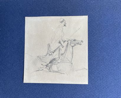 Horace VERNET (Paris 1789-1863) 由9个动物主题的小插曲组成的蒙太奇
黑色铅笔
50 x 65 cm (蒙太奇的尺寸)(不同大小的...