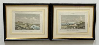 null Suite of two engravings
Patagonia
Engravings in color including Port Desire,...