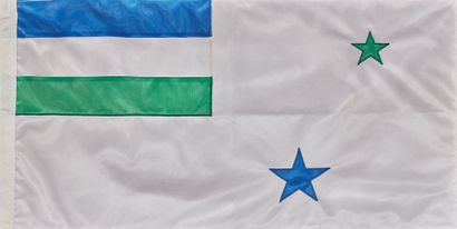  Drapeau de Patagonie étoilée aux trois couleurs verte, bleu et blanc 92 x 48 cm
