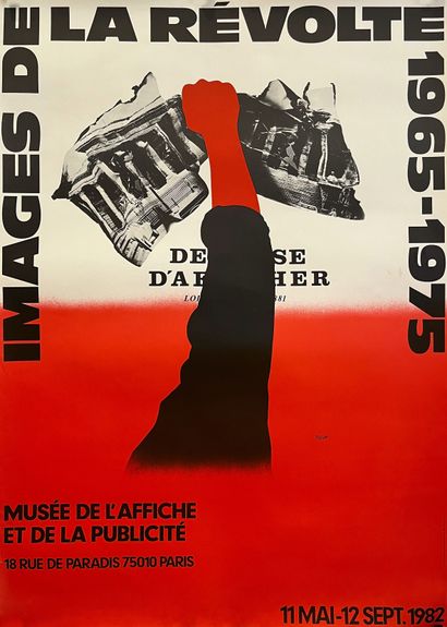 null EXPOSITION. 

RAZZIA. Images de la révolte. 1965-1975. Musée de l'Affiche et...