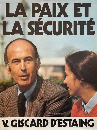 null Vè REPUBLIQUE.

ANONYME. La paix et la Sécurité. V. Giscard d'Estaing. 1974....