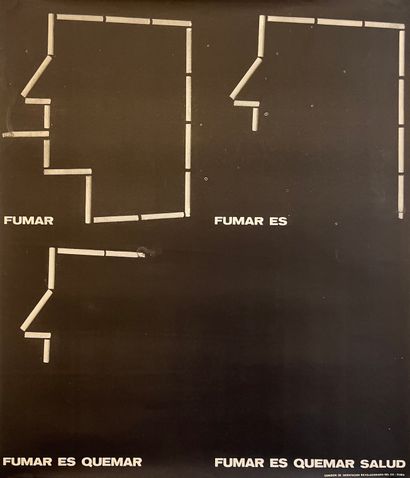 null PROPAGANDE CUBAINE. 

Fumar, fumar es, fumar es quemar, fumar es quemar salud....