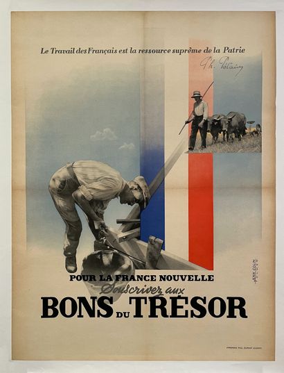 null WW II. VICHY.

COLIN Jean - TOLMER. "Le Travail des Français est la ressource...