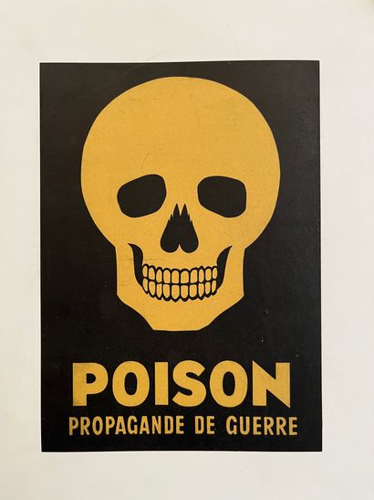 PAIX. 
ANONYME. Poison. Propagande de Guerre....