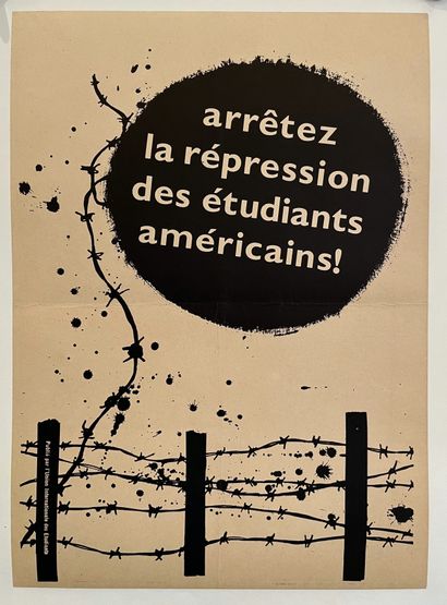 null U.S.A.

ANONYME. Arrêtez la répression des étudiants américains. 1968. Affiche...