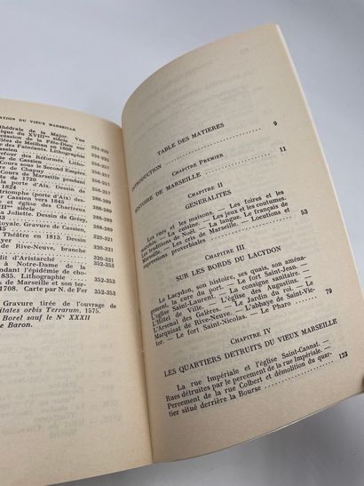 null 1 Volume : "ÉVOCATION DU VIEUX MARSEILLE", André Bouyala d'Arnaud, Ed. Les Éditions...