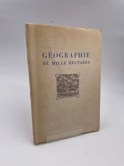 null 1 Volume : "GÉOGRAPHIE DE MILLE HECTARES", Maurice Bedel, Les Amis de Maurice...