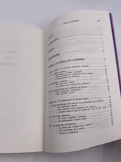 null 1 Volume : "DES CHARITÉS BIEN ORDONNÉES", (Les Confréries Normandes de la fin...