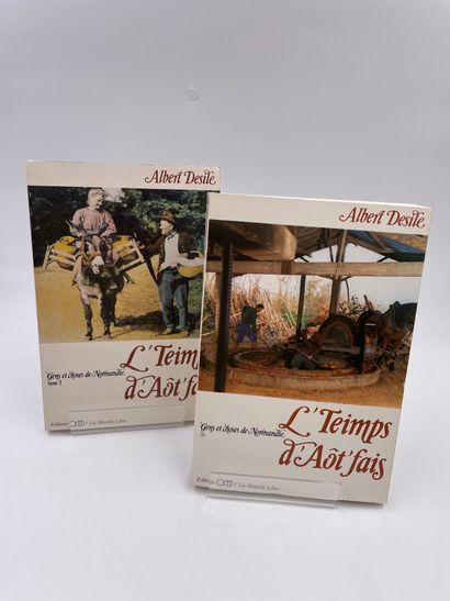 null 2 Volumes : "L'TEIMPS D'AÔT'FAIS, GENS ET CHOSES DE NORMANDIE", Tome 1 & Tome...