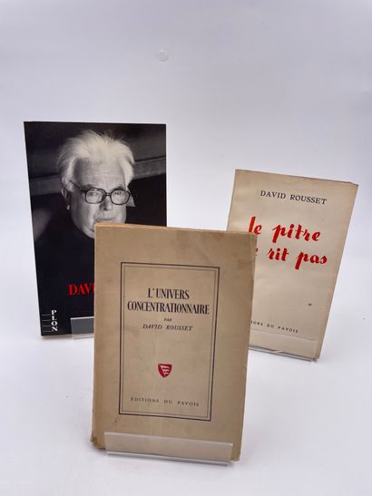 null 3 Volumes : 

- "DAVID ROUSSET", (Une Vie dans le Siècle), (Fragments d'autobiographie),...