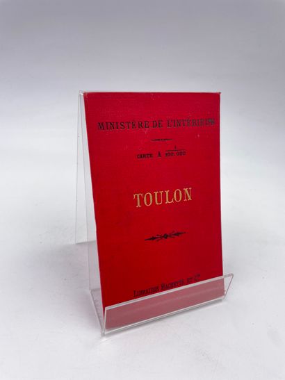 null 1 Volume : "TOULON", Feuille XXIV - 36, Var, Ministère de l'Intérieur, Carte...