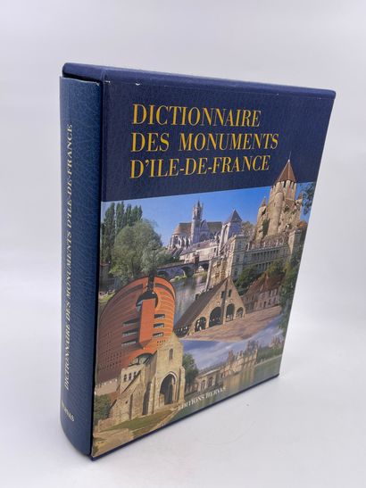 null 1 Volume : "DICTIONNAIRE DES MONUMENTS D'ILE-DE-France", Georges Poisson, Préface...