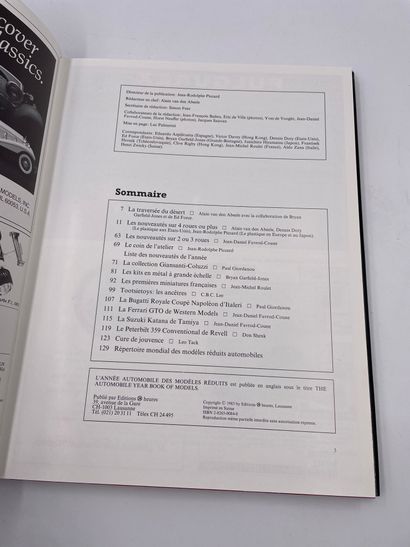 null 1 Volume : "L'ANNÉE AUTOMOBILE DES MODÈLES RÉDUITS, 3 1984", Ed. Éditions 24...