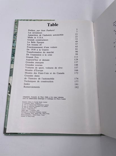 null 1 Volume : "LE MONDE FASCINANT DES AUTOS", Peter Roberts, Préface de Jean Panhard,...