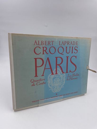 null 1 Volume : "CROQUIS PARIS", (Quartiers du Centre - Les halles - Le Marais),...
