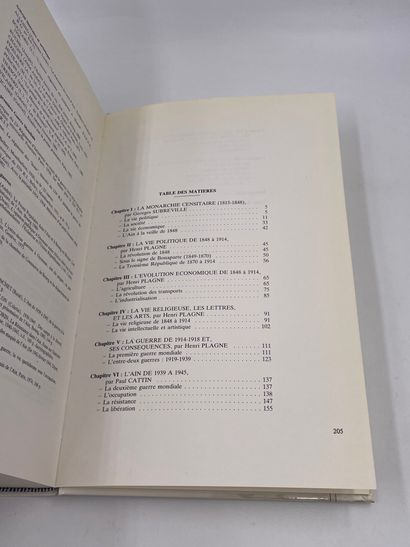 null 1 Volume : "HISTOIRE DE L'AIN, LIVRE III : LA MONARCHIE - LA RÉVOLUTION - L'EMPIRE",...