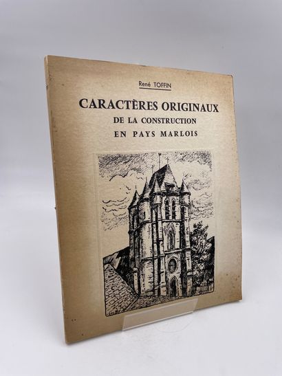 null 1 Volume : "CARACTÈRES ORIGINAUX DE LA CONSTRUCTION EN PAYS MARLOIS", René Toffin,...