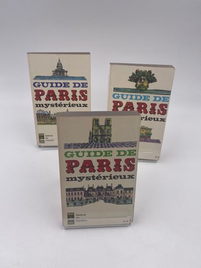 null 3 Volumes : "GUIDE DE PARIS MYSTÉRIEUX", Tome 1, 2 & 3, François Caradec, Jean-Robert...