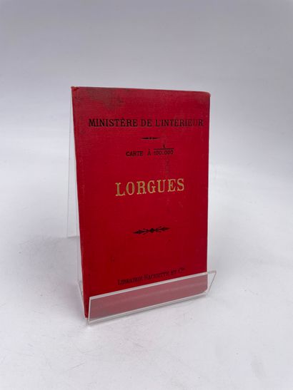 null 1 Volume : "LORGUES", Feuille XXV - 35, Var, Ministère de l'Intérieur, Carte...