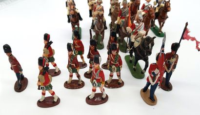 null QUIRALU. 20th century. England and Scotland. Cavalry of the English Guard and...