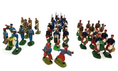 null VARIOUS MANUFACTURERS. CYRNOS and others. Third Republic. Army of Africa. Zouaves....