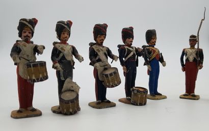 null FIGURINES OF ARTISTS. BITTARD. IIIth republic. France. Infantry. This lot includes...