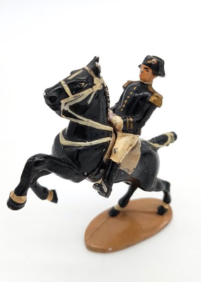 null QUIRALU. Black frame of Saumur. This lot includes 2 riders. Original figurines....